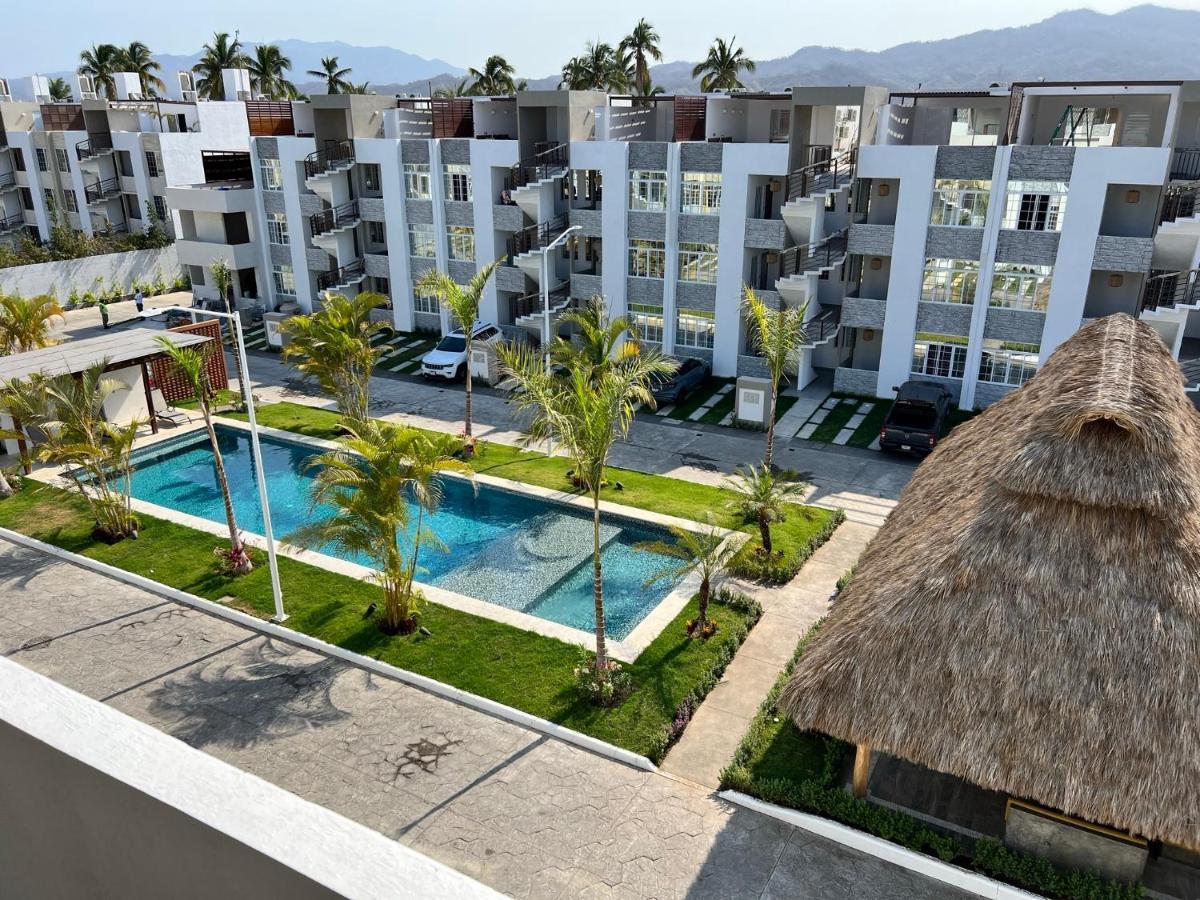 Penthouse Manzanillo Exclusivo Con Alberca Lägenhet Exteriör bild