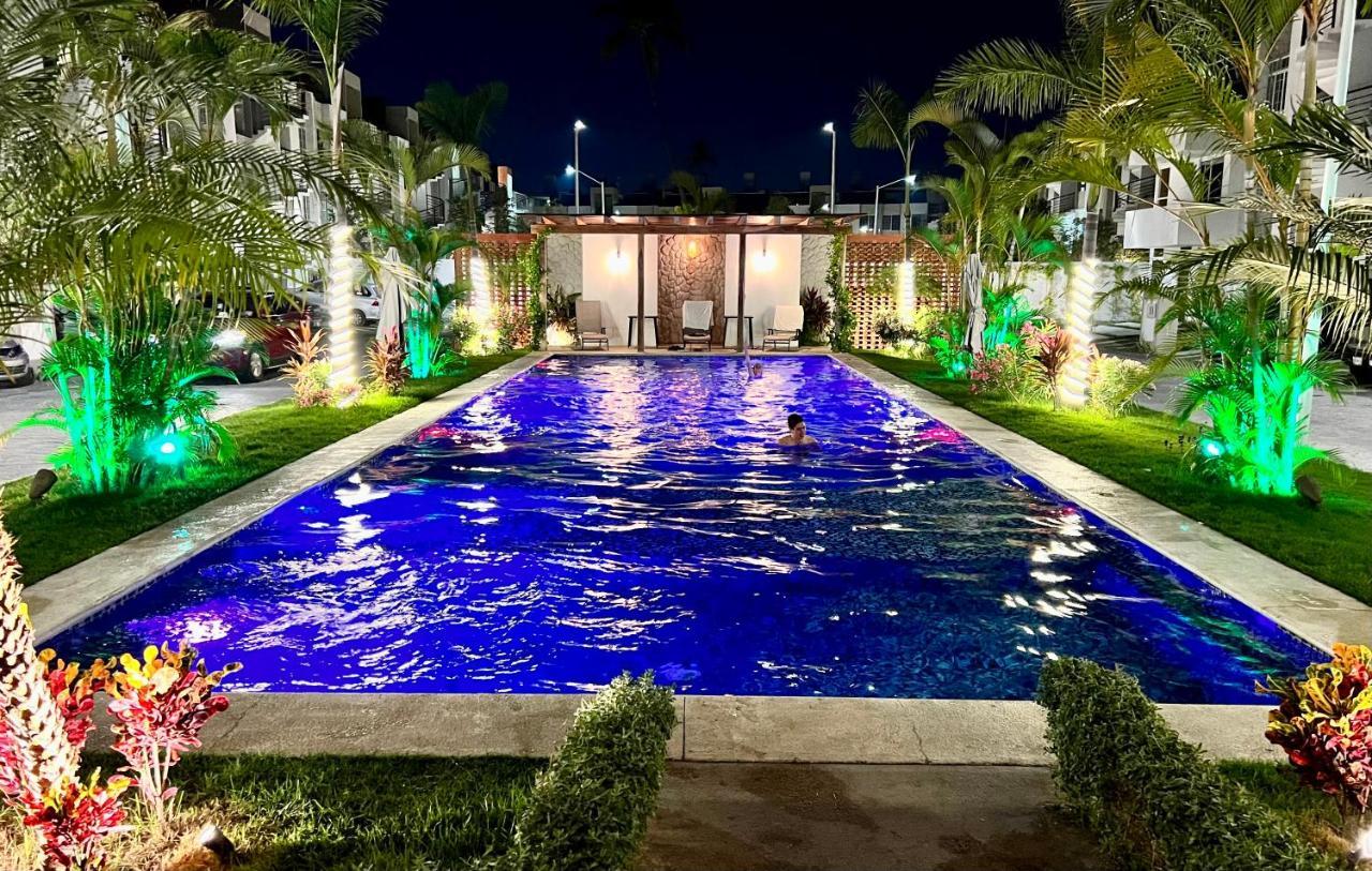 Penthouse Manzanillo Exclusivo Con Alberca Lägenhet Exteriör bild